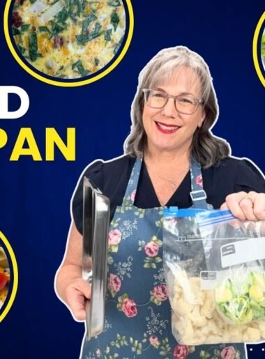 5 Meal Prepped Sheet pan meals